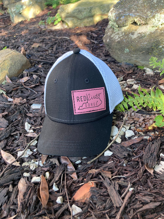 New Era Toddler Mesh Cap w/your custom leatherette logo