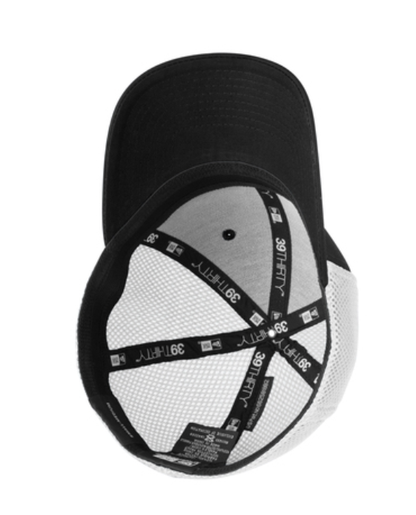 New Era Youth Mesh Cap w/your custom leatherette logo